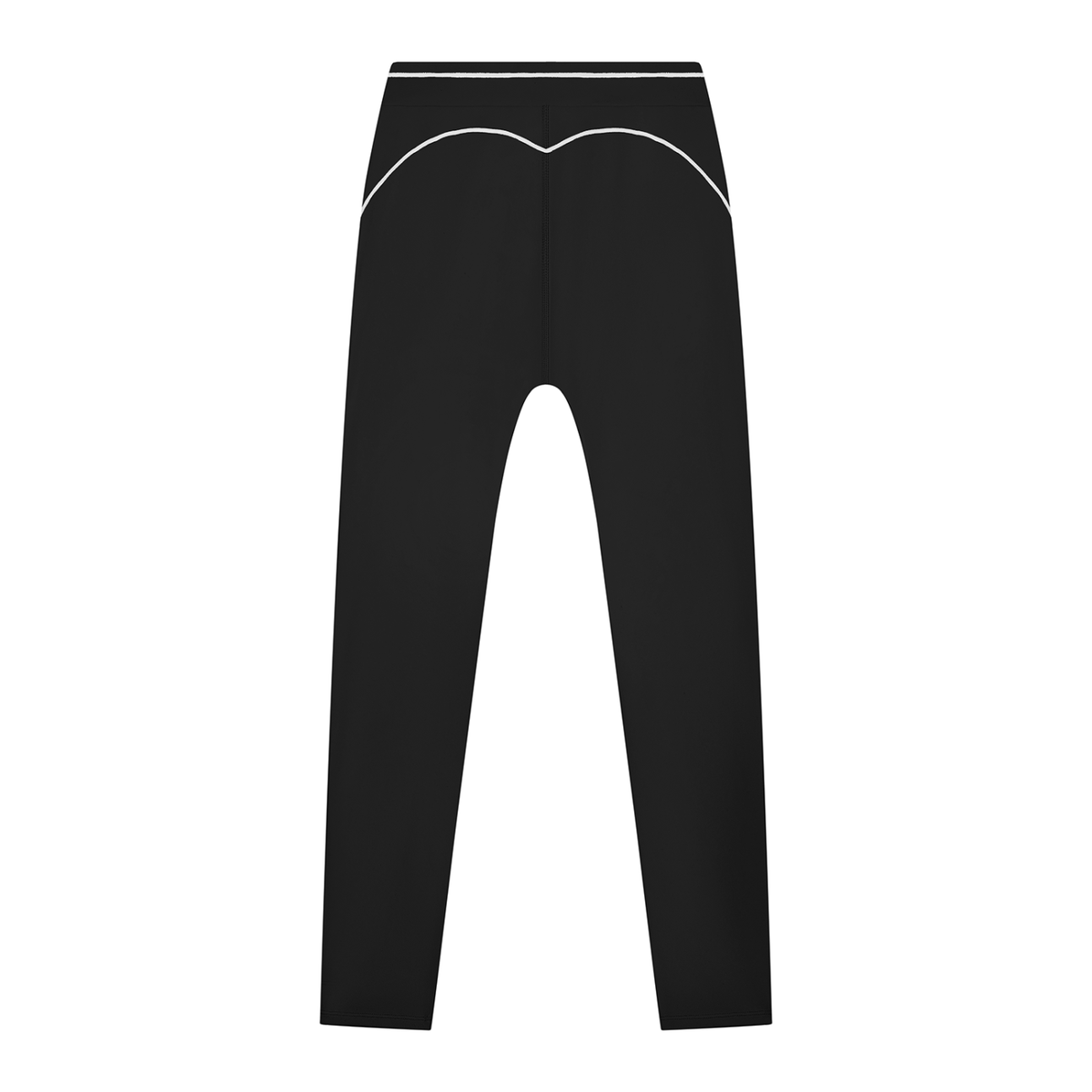 Topstitch High-Rise Legging in Black, back view