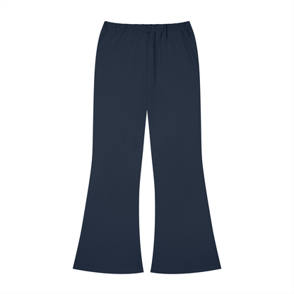 Slim Flare Sweatpant in Royal Blue, back view