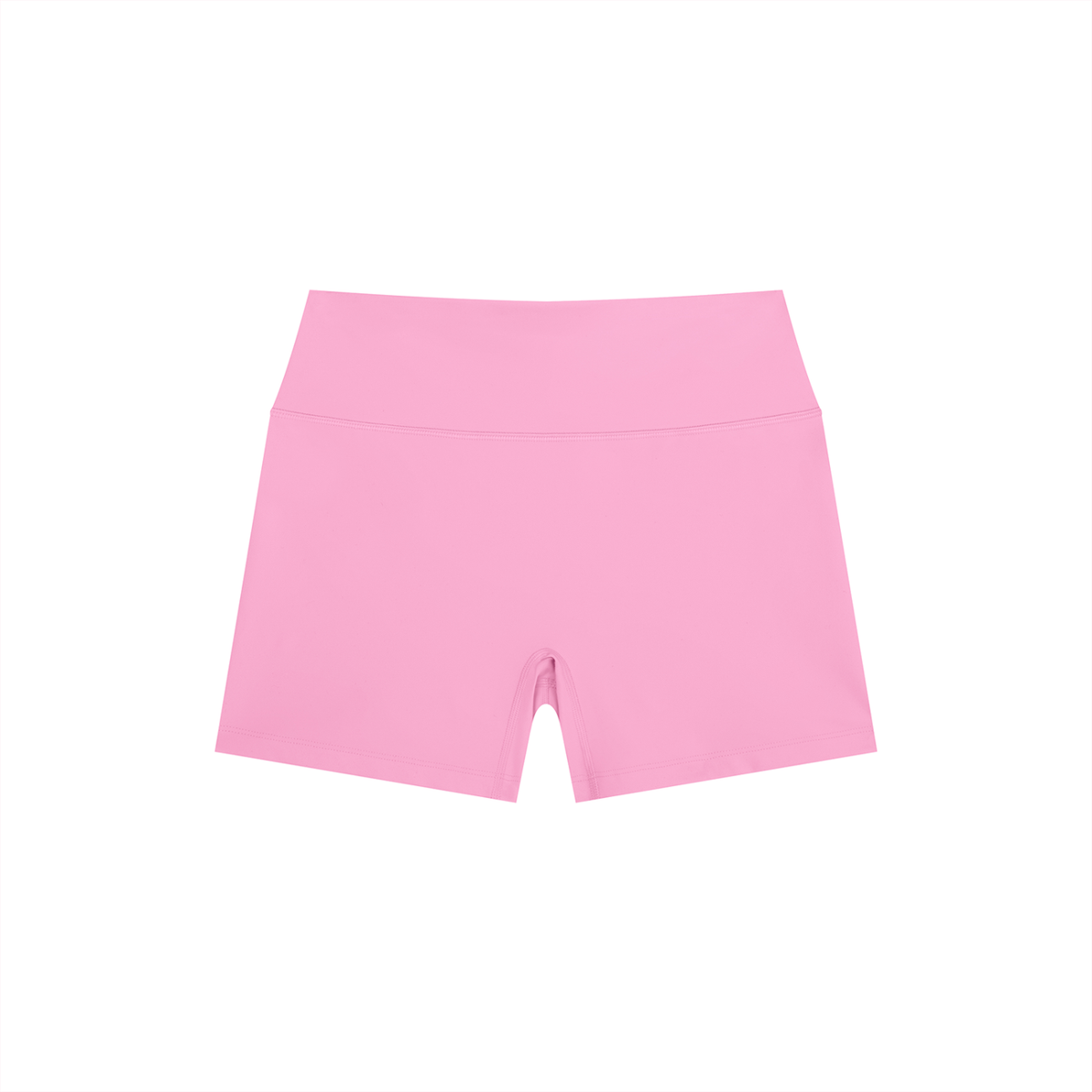 High-Rise Bike Short in Pink, front view