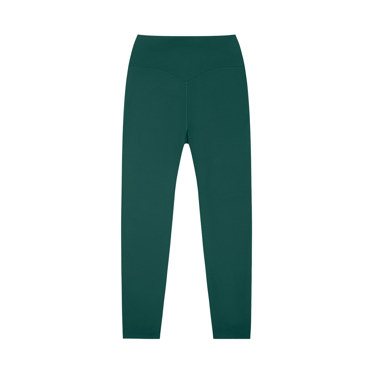 High-Rise Yoga Legging in Dark Green, back view
