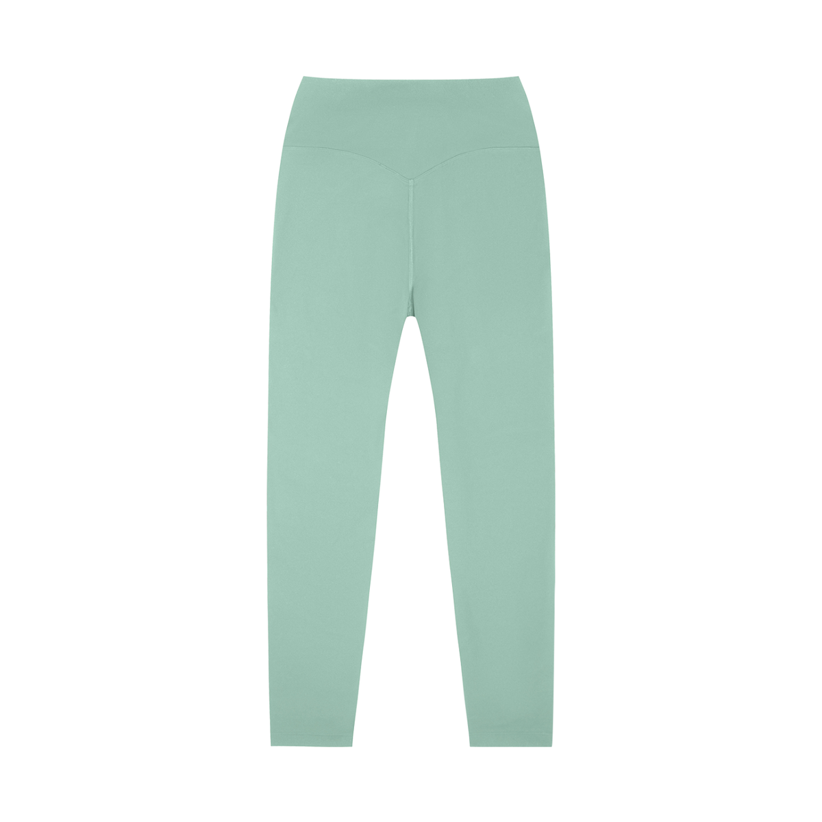 High-Rise Yoga Legging in Light Green, back view
