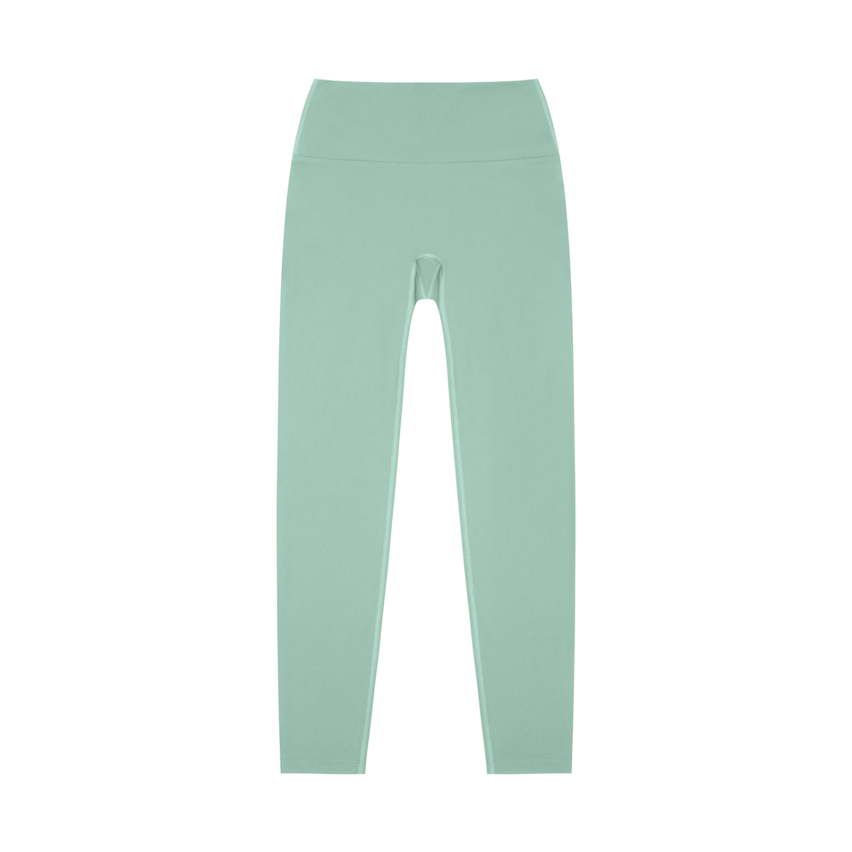 High-Rise Yoga Legging in Light Green, front view