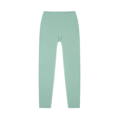 High-Rise Yoga Legging in Light Green, front view