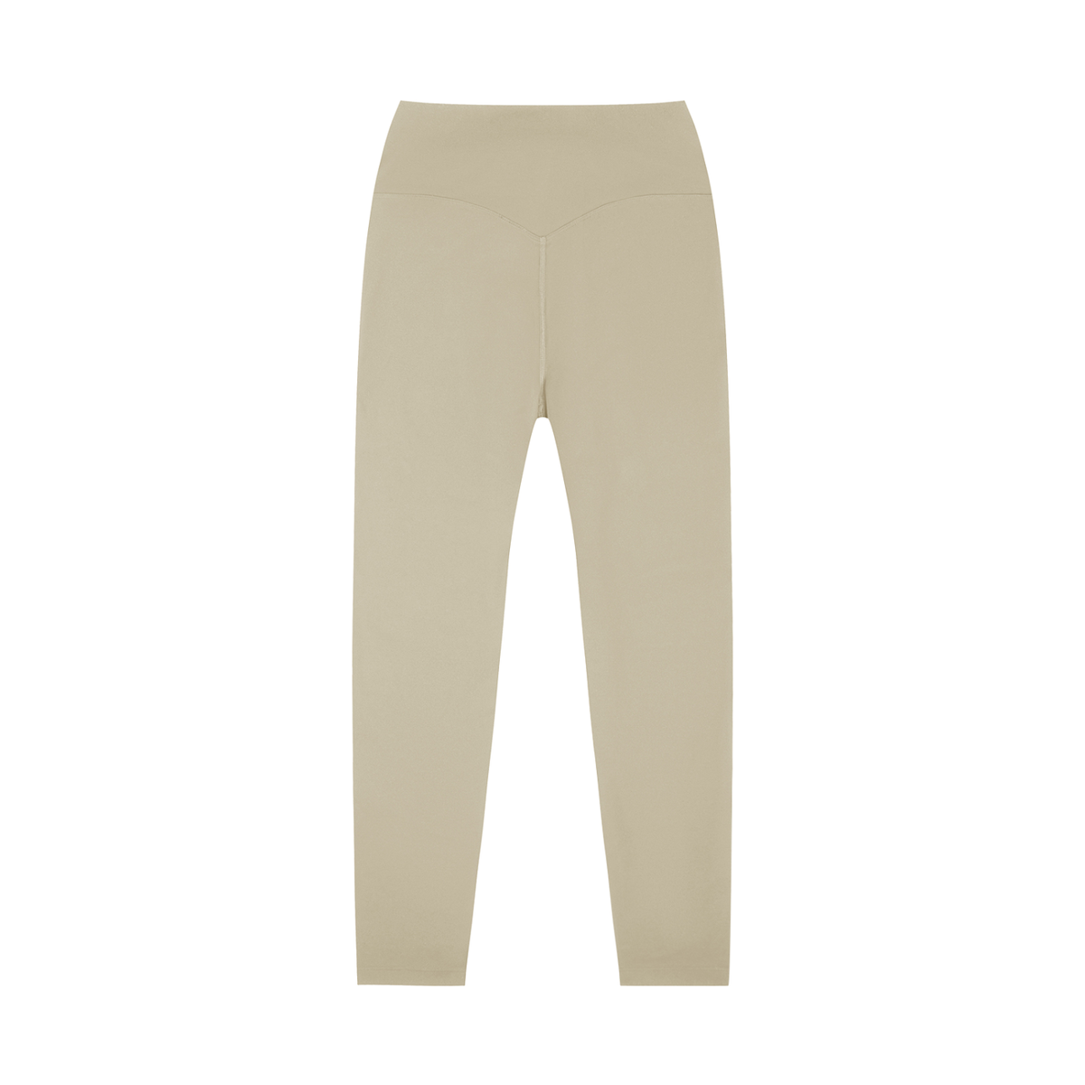 High-Rise Yoga Legging in Light Gray, back view