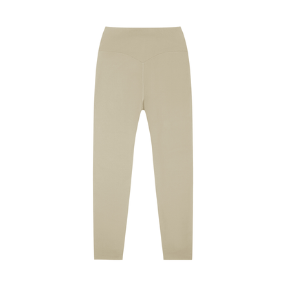 High-Rise Yoga Legging in Light Gray, back view