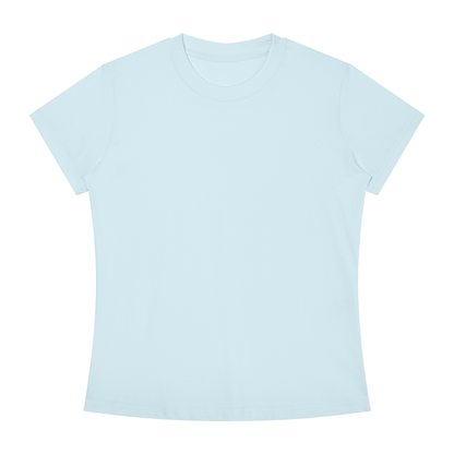 Slim Crewneck Tee in Sky Blue, front view