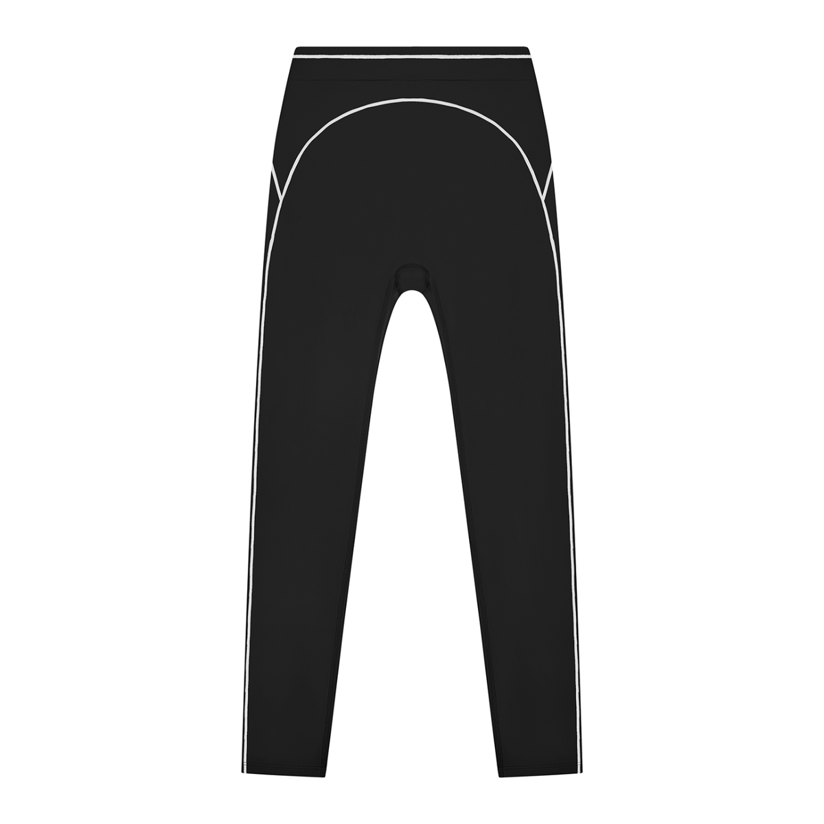 Topstitch High-Rise Legging in Black, front view