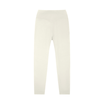 High-Rise Yoga Legging in Beige, back view