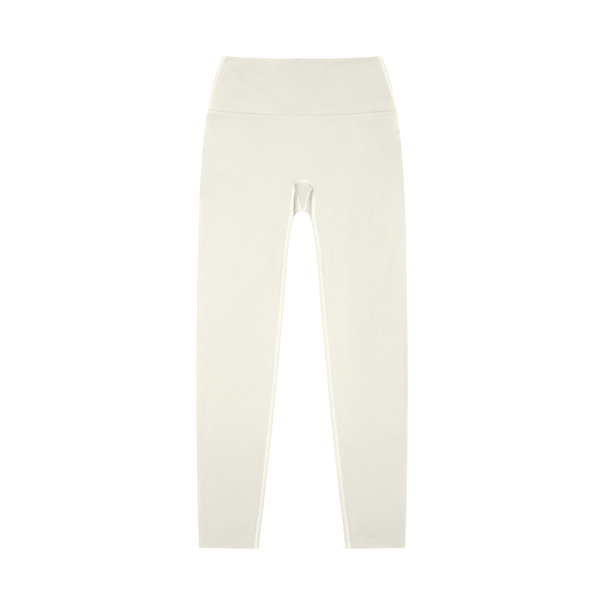 High-Rise Yoga Legging in Beige, front view