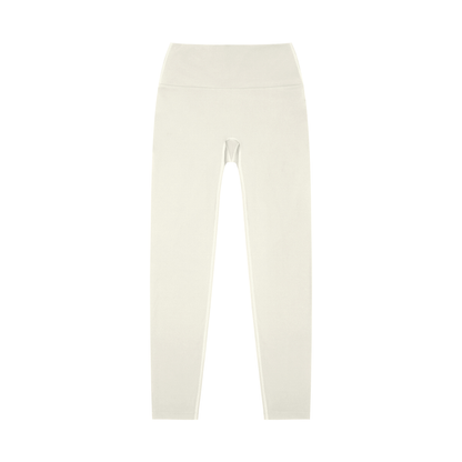 High-Rise Yoga Legging in Beige, front view