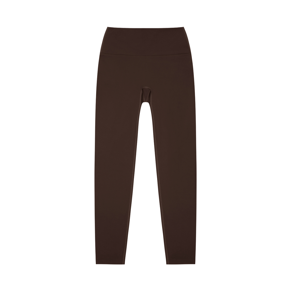High-Rise Yoga Legging in Brown, front view