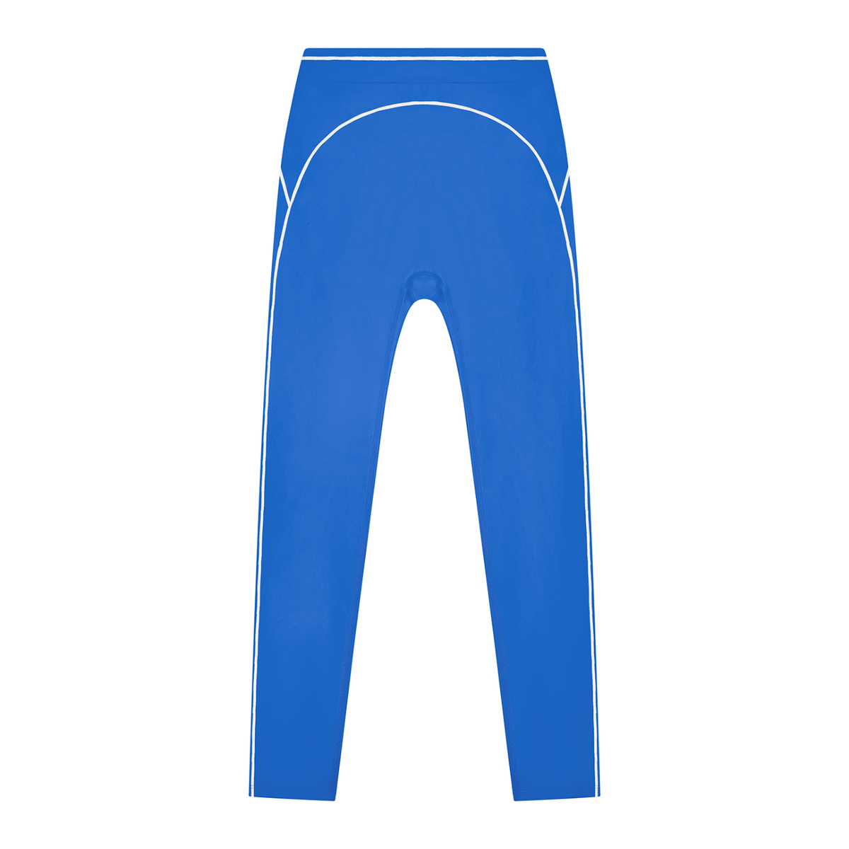 Topstitch High-Rise Legging in Colorful Blue, front view