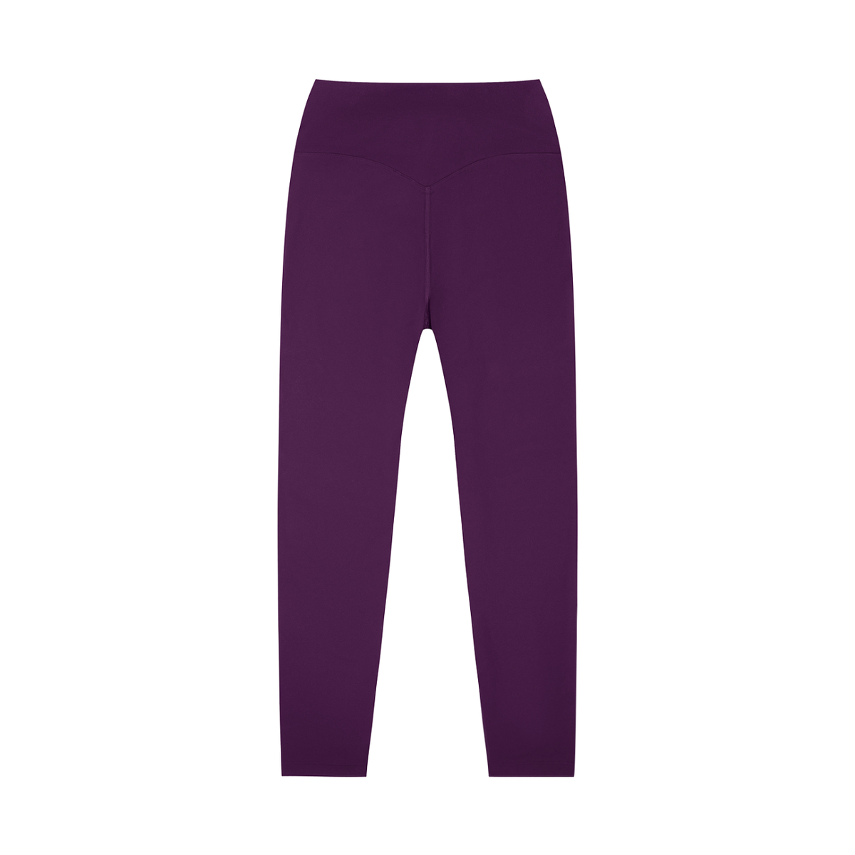 High-Rise Yoga Legging in Purple, back view