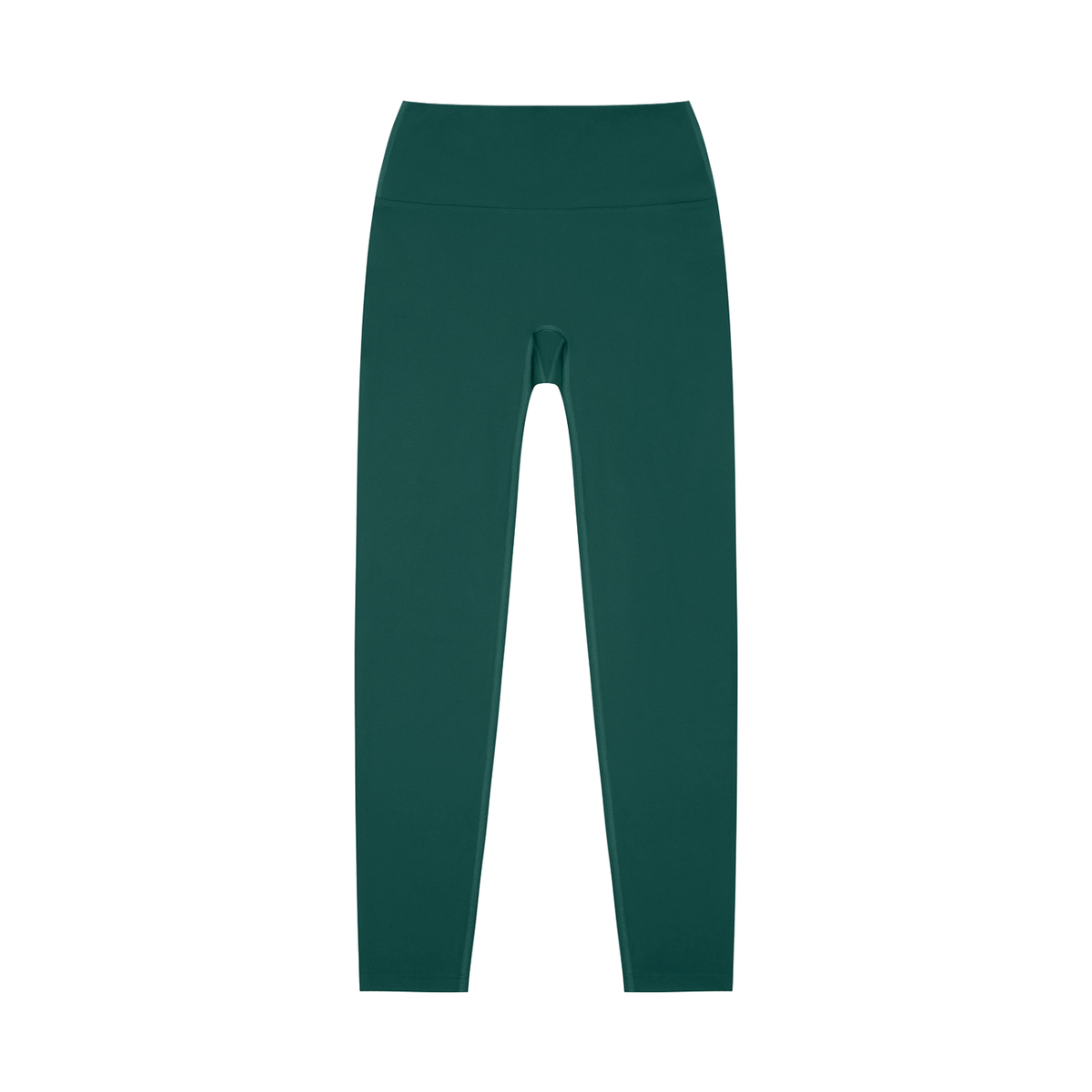High-Rise Yoga Legging in Dark Green, front view