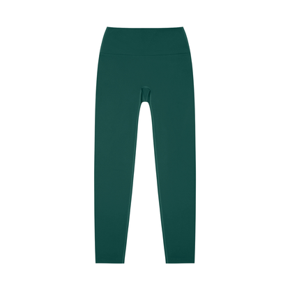 High-Rise Yoga Legging in Dark Green, front view