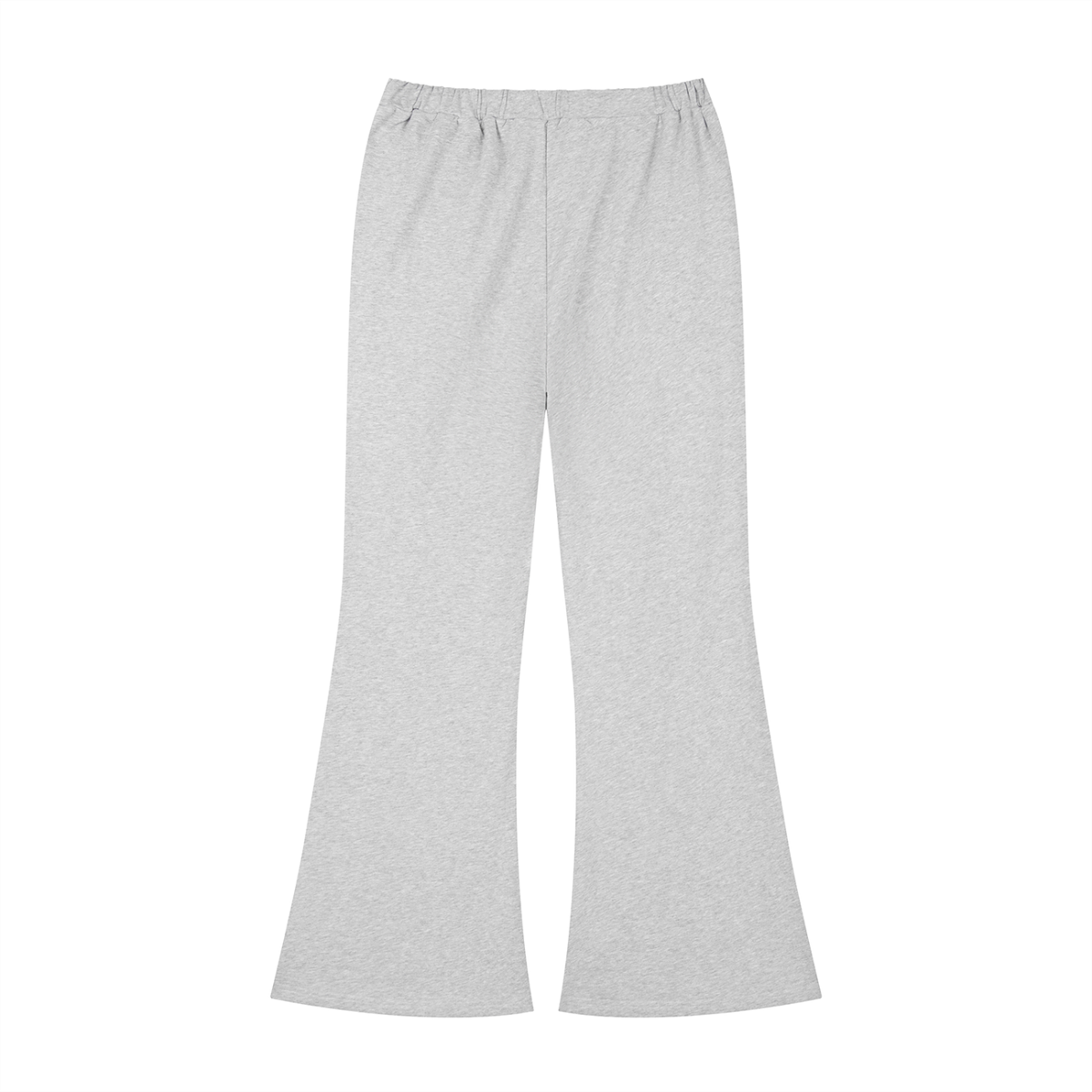 Slim Flare Sweatpant in Flower Gray, back view