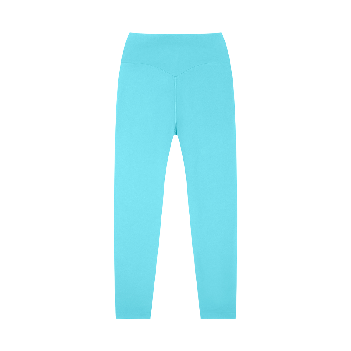 High-Rise Yoga Legging in Lake Blue, back view