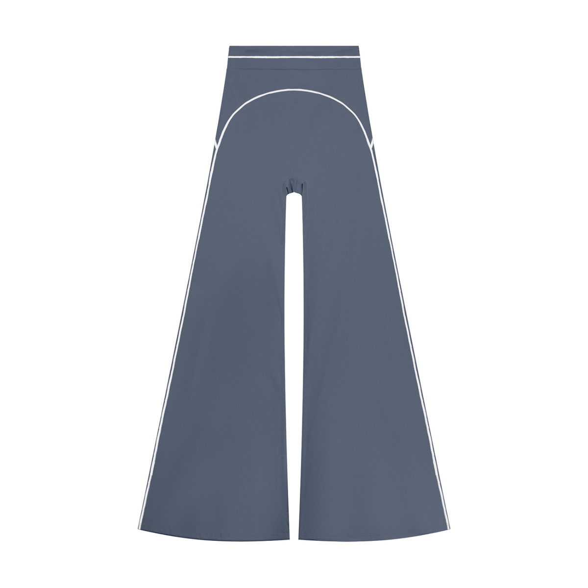 High-Rise Flare Pant in Haze Blue, front view