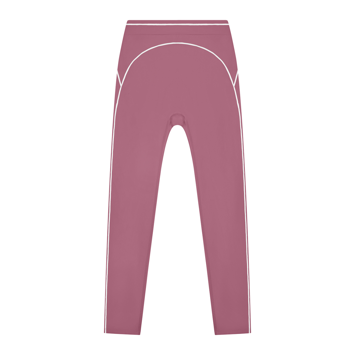 Topstitch High-Rise Legging in Purple, front view