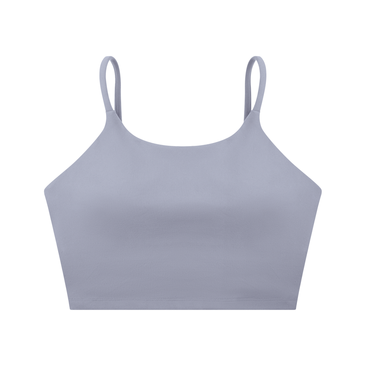 Strappy Longline Tank in Light Purple, front view