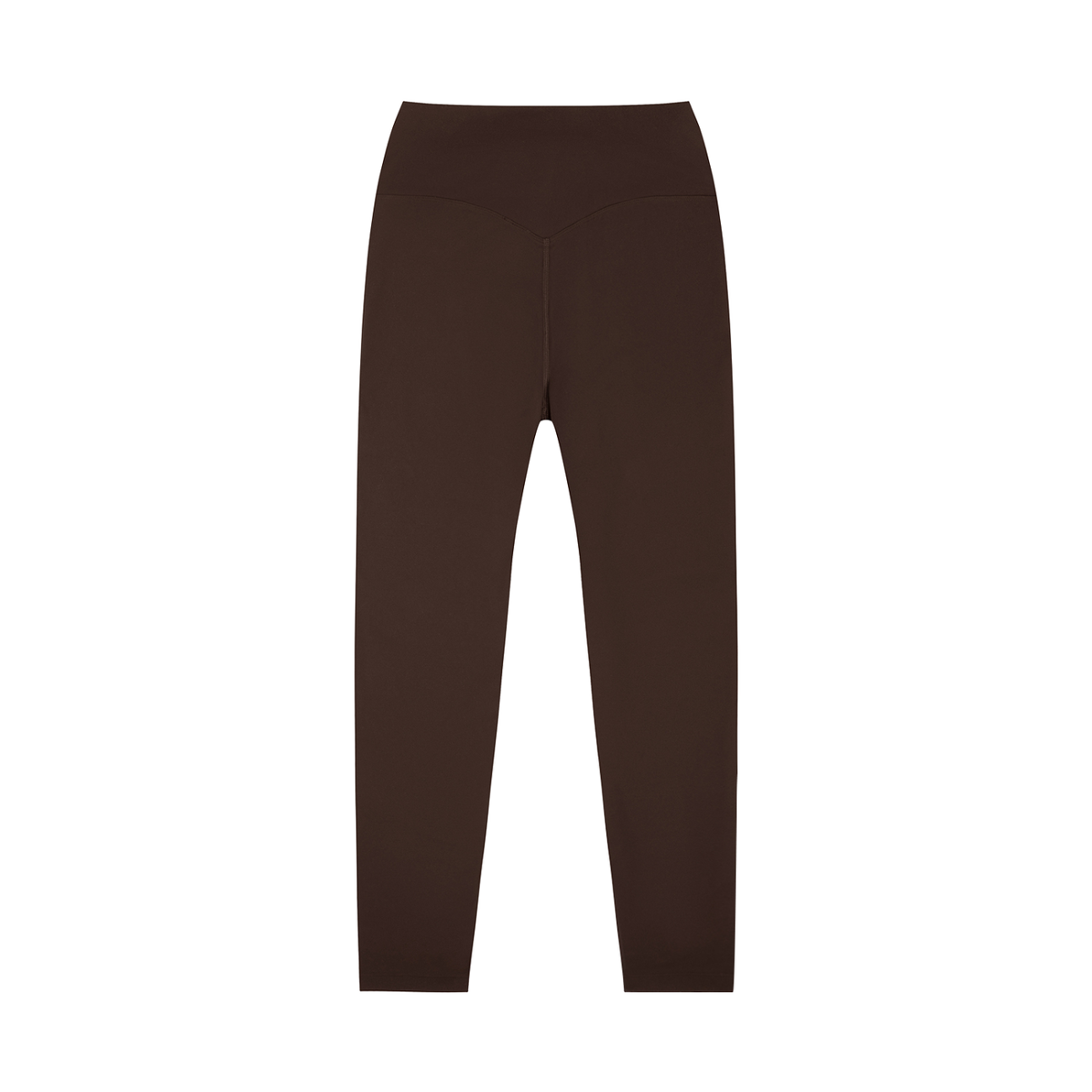 High-Rise Yoga Legging in Brown, back view