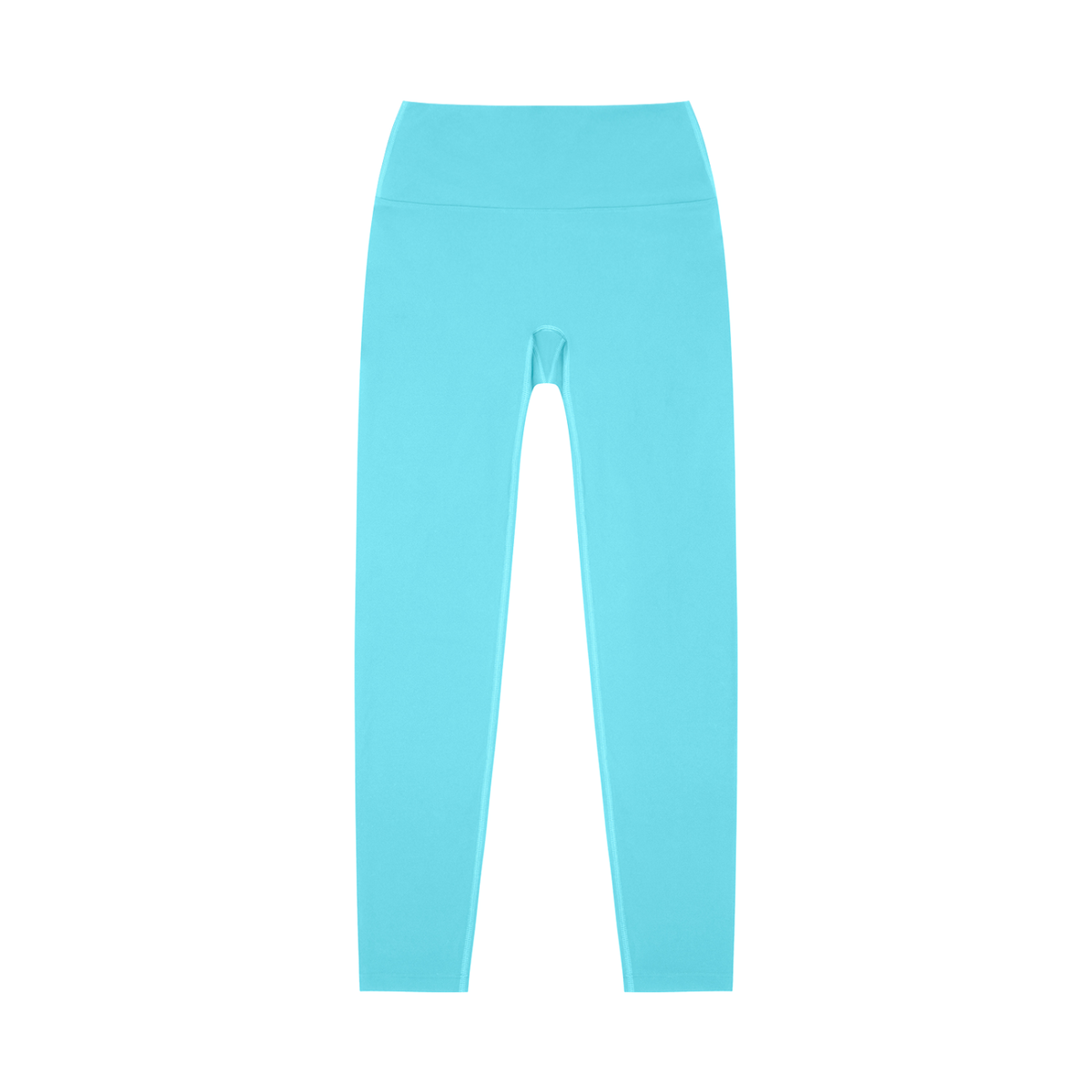 High-Rise Yoga Legging in Lake Blue, front view