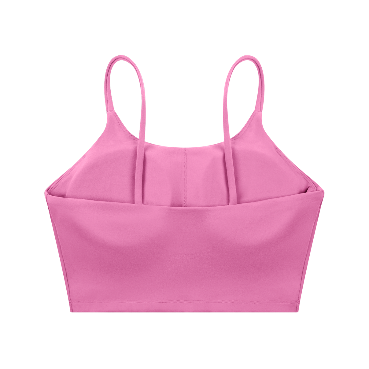 Strappy Longline Tank in Purple, back view