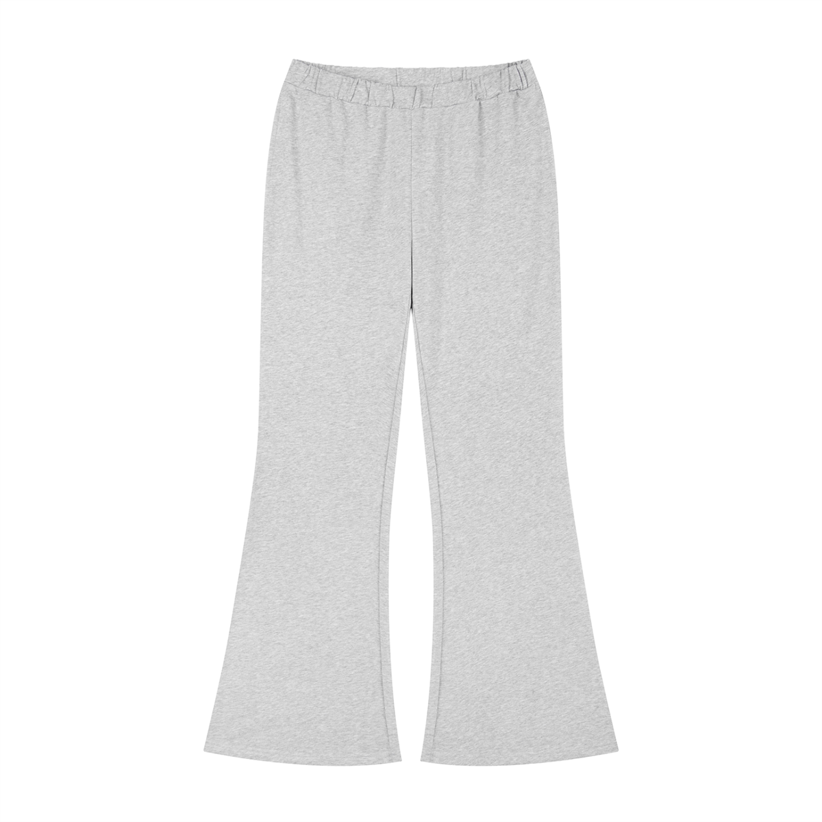 Slim Flare Sweatpant in Flower Gray, front view
