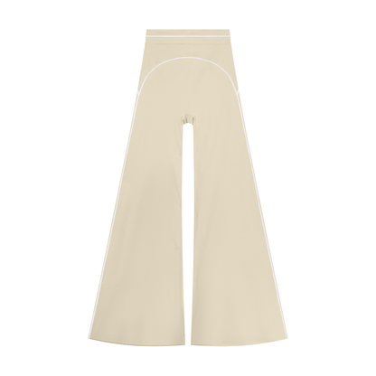 High-Rise Flare Pant in Light Apricot, front view