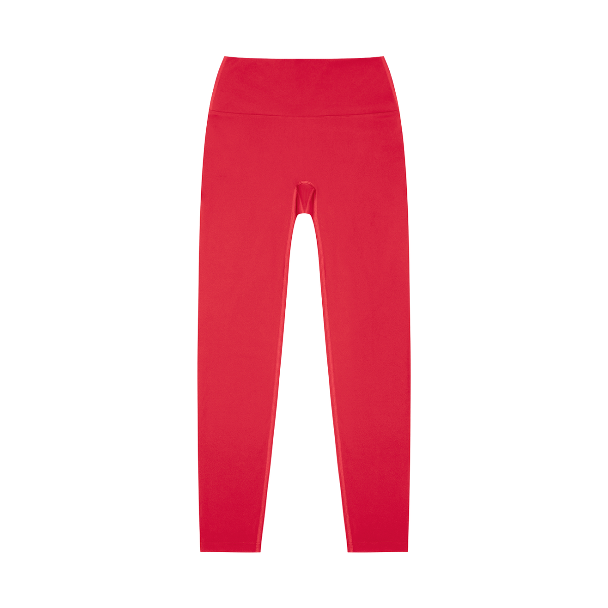 High-Rise Yoga Legging in Red, front view