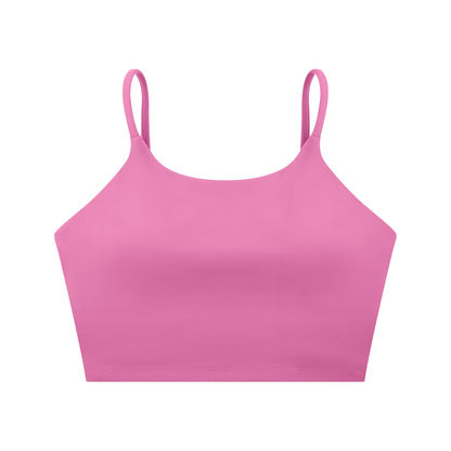 Strappy Longline Tank in Purple, front view