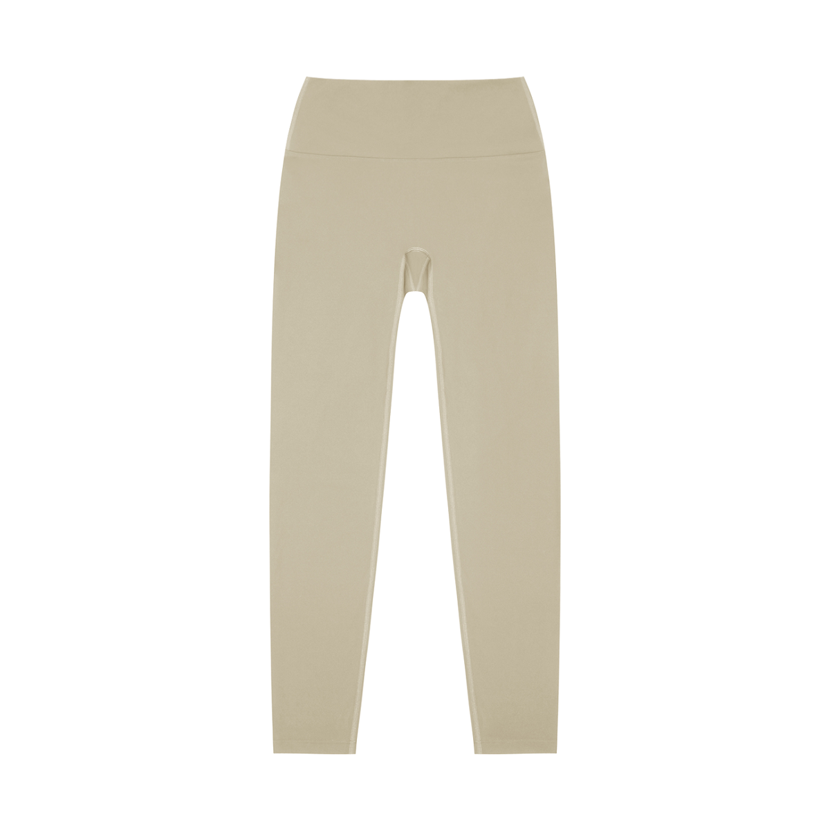 High-Rise Yoga Legging in Light Gray, front view
