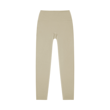 High-Rise Yoga Legging in Light Gray, front view