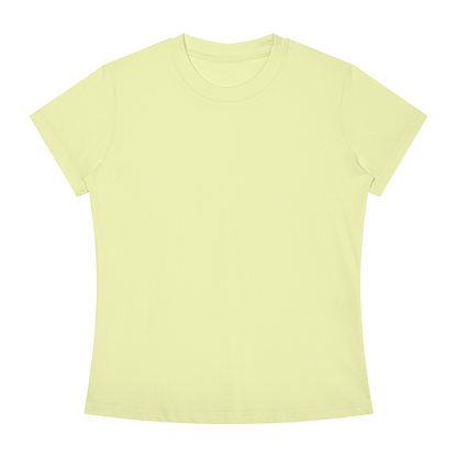 Slim Crewneck Tee in Light Green, front view