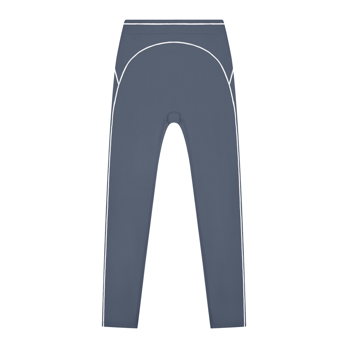 Topstitch High-Rise Legging in Haze Blue, front view