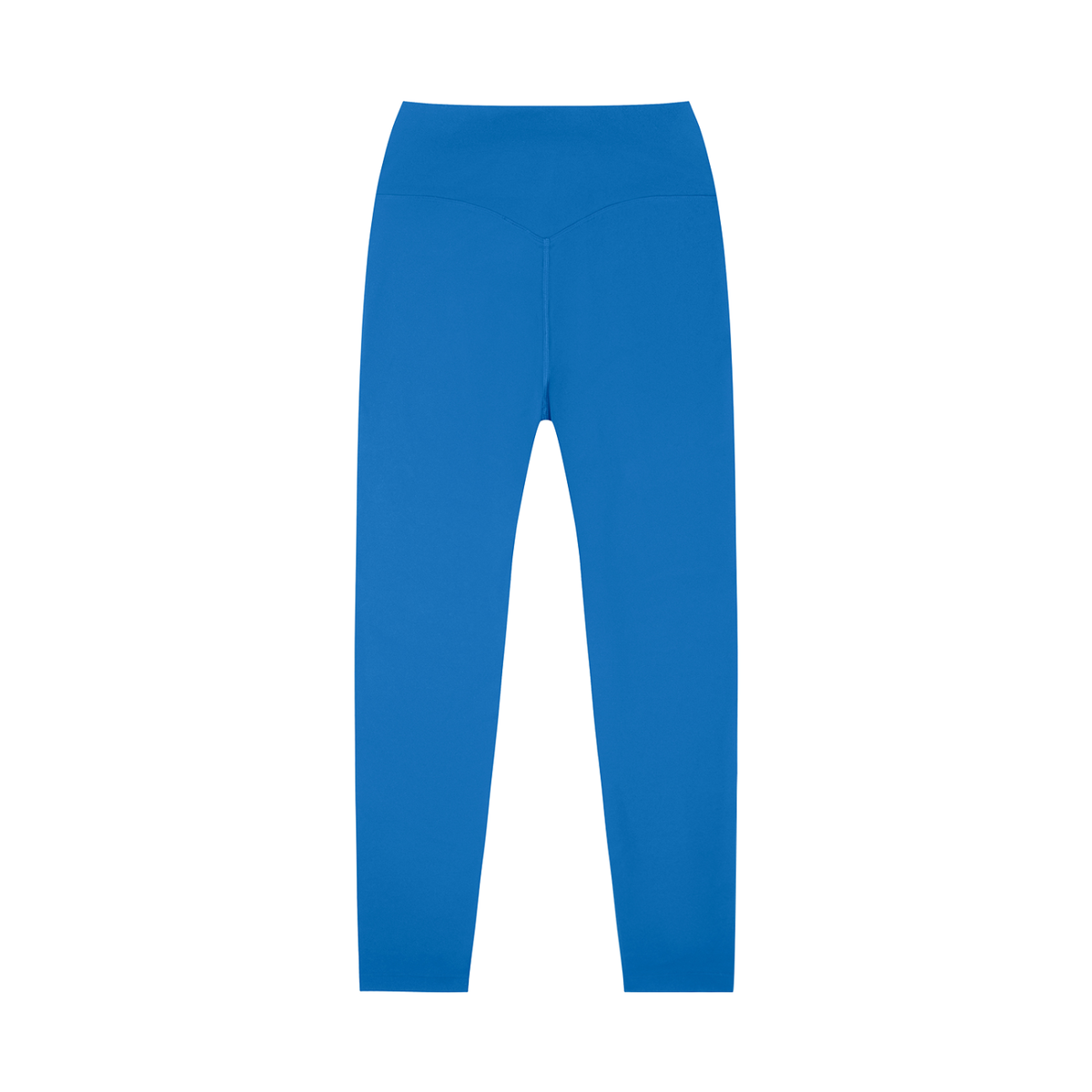 High-Rise Yoga Legging in Colorful Blue, back view