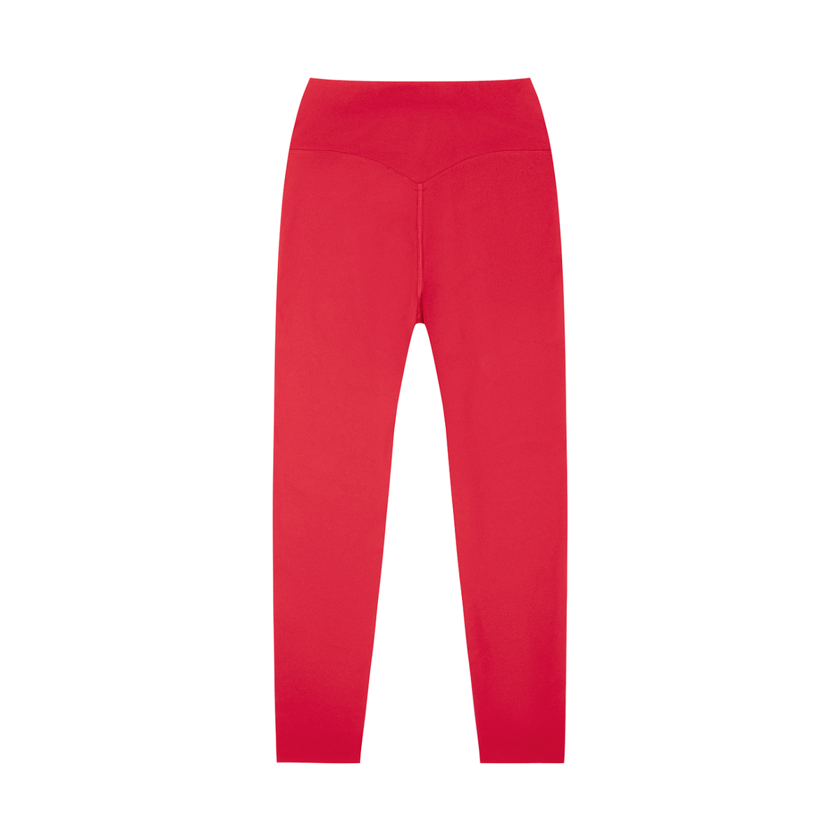 High-Rise Yoga Legging in Red, back view
