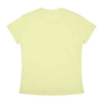 Slim Crewneck Tee in Light Green, back view