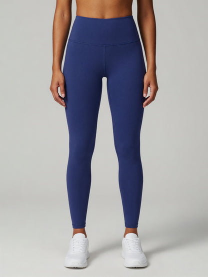 High-Rise Yoga Legging in Royal Blue, worn, front