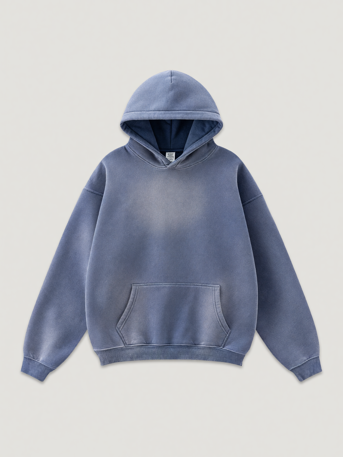Washed Fleece Hoodie, product only on a light grey background